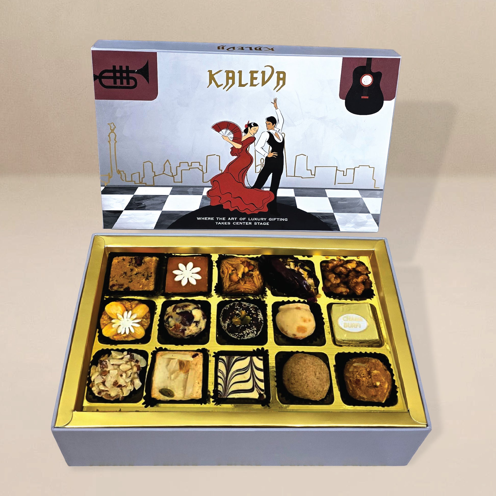 15pcs Artisanal Sweets, wrapped in Artistic Box