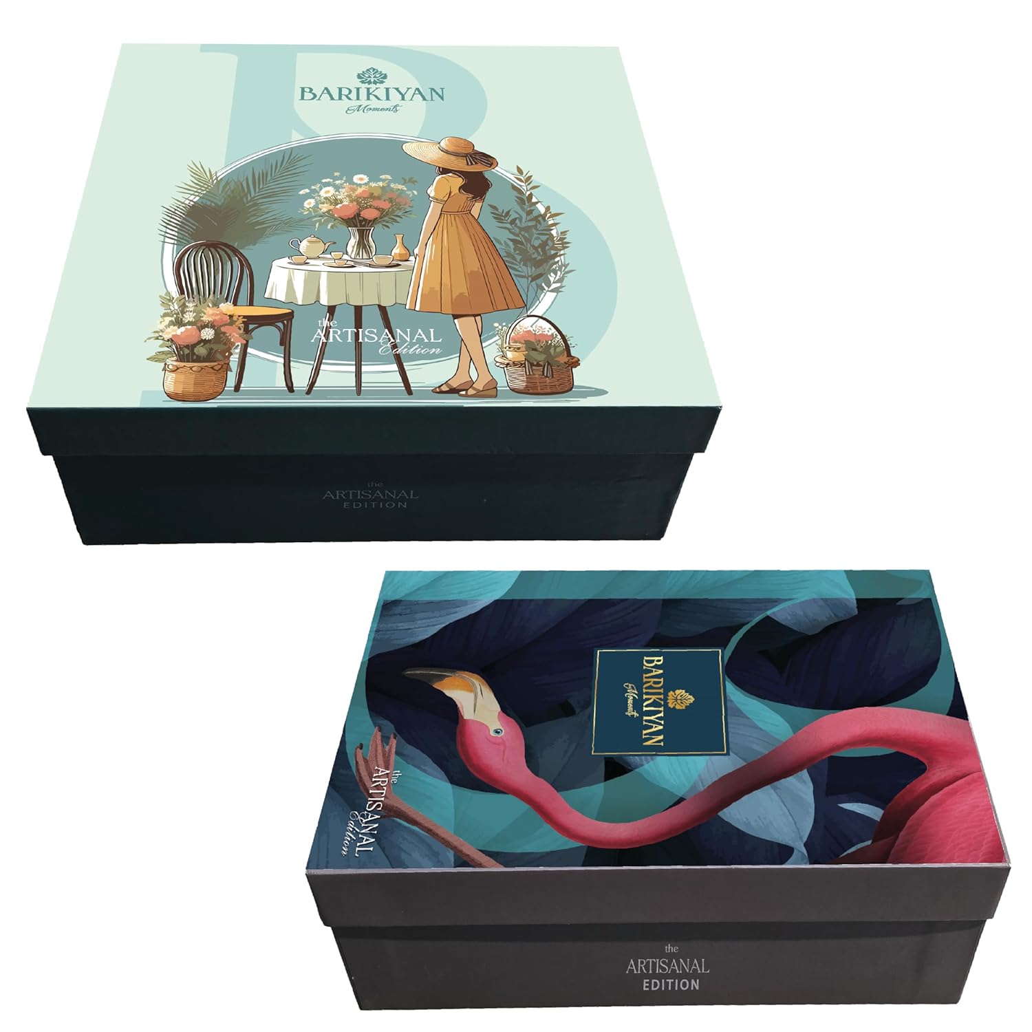 Set of 2 Artistic, Gift cum Storage Box