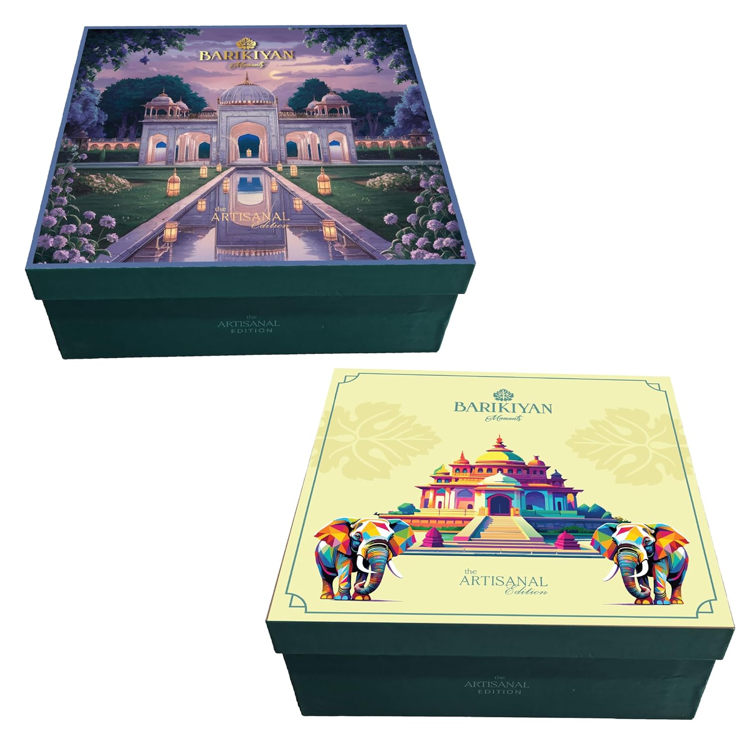 Set of 2 Artistic, Gift cum Storage Box