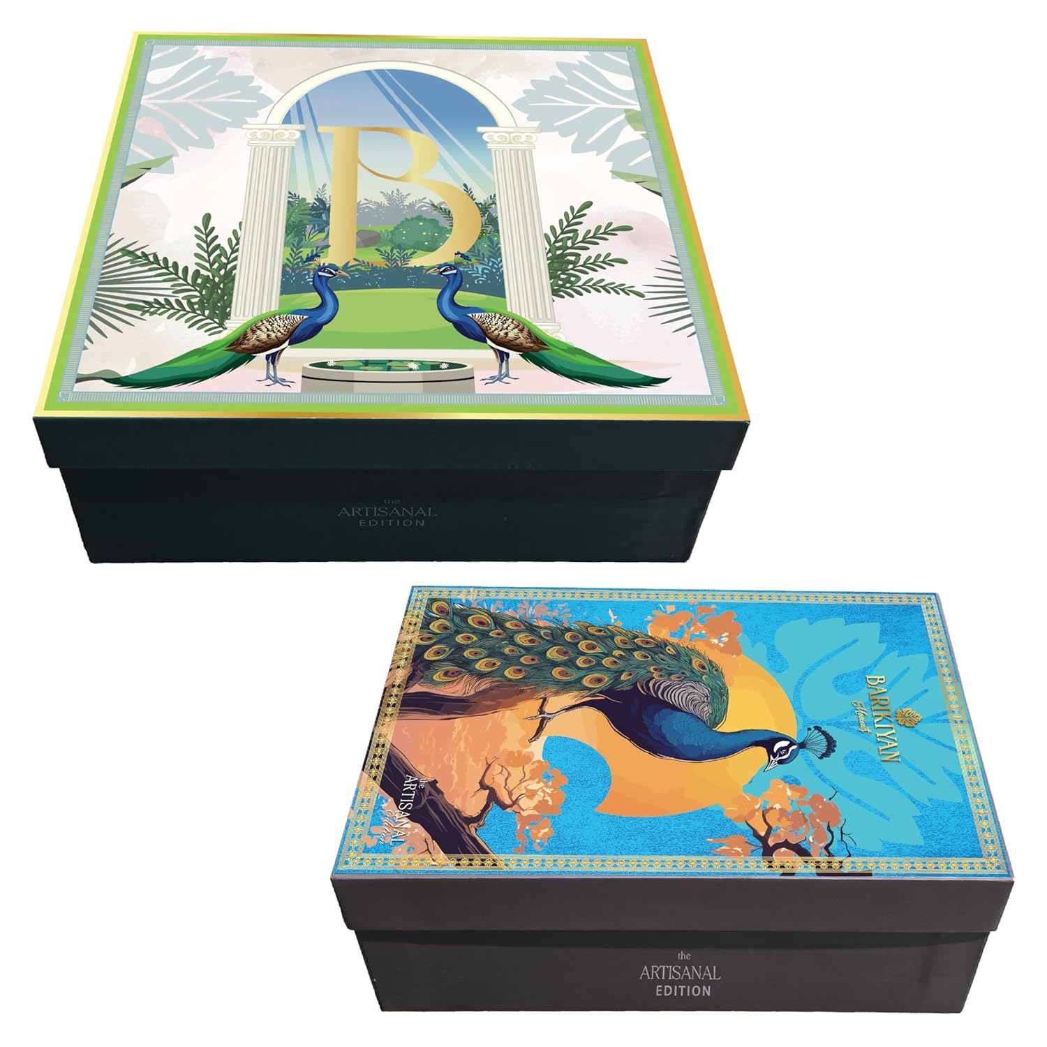 Set of 2 Artistic, Gift cum Storage Box