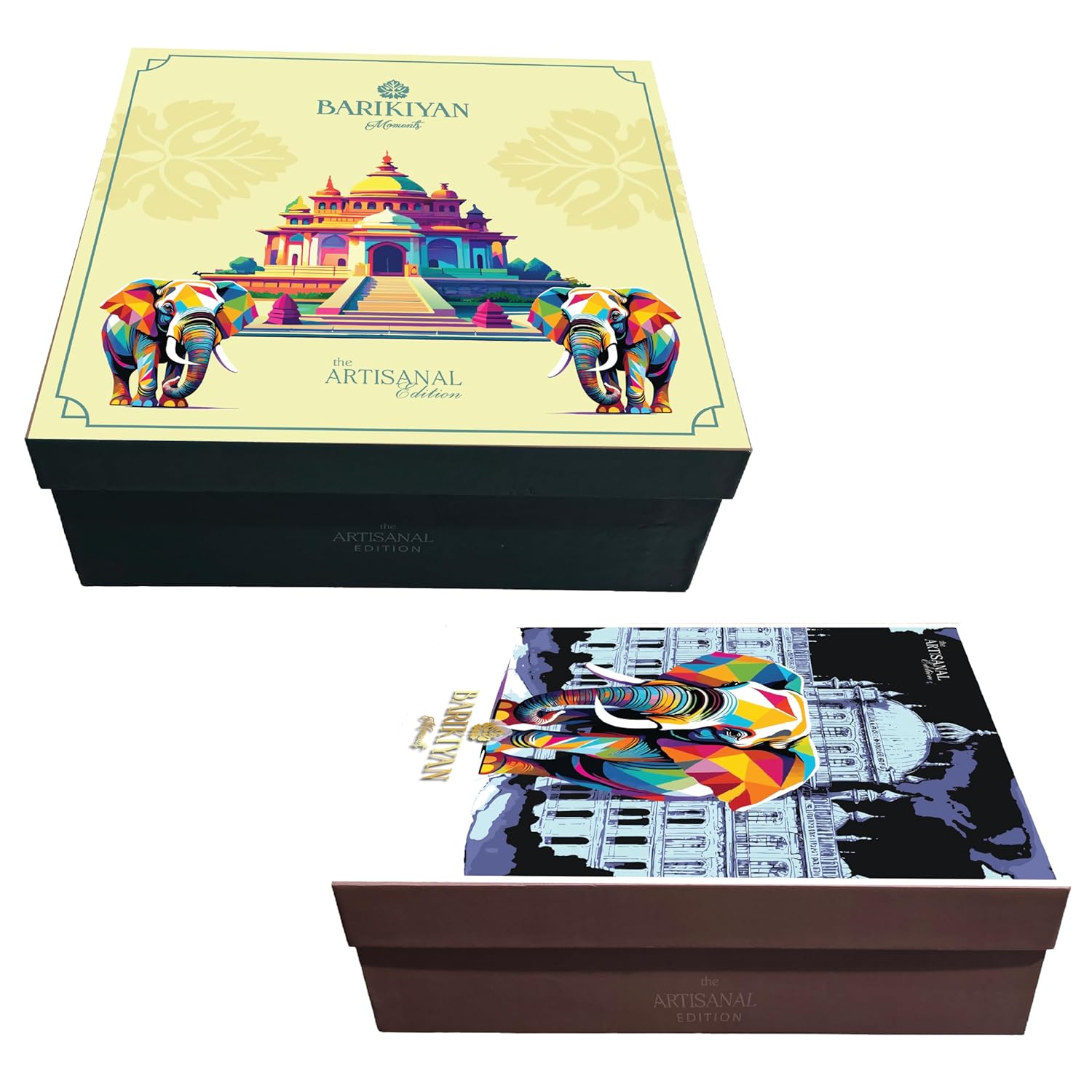 Set of 2 Artistic, Gift cum Storage Box