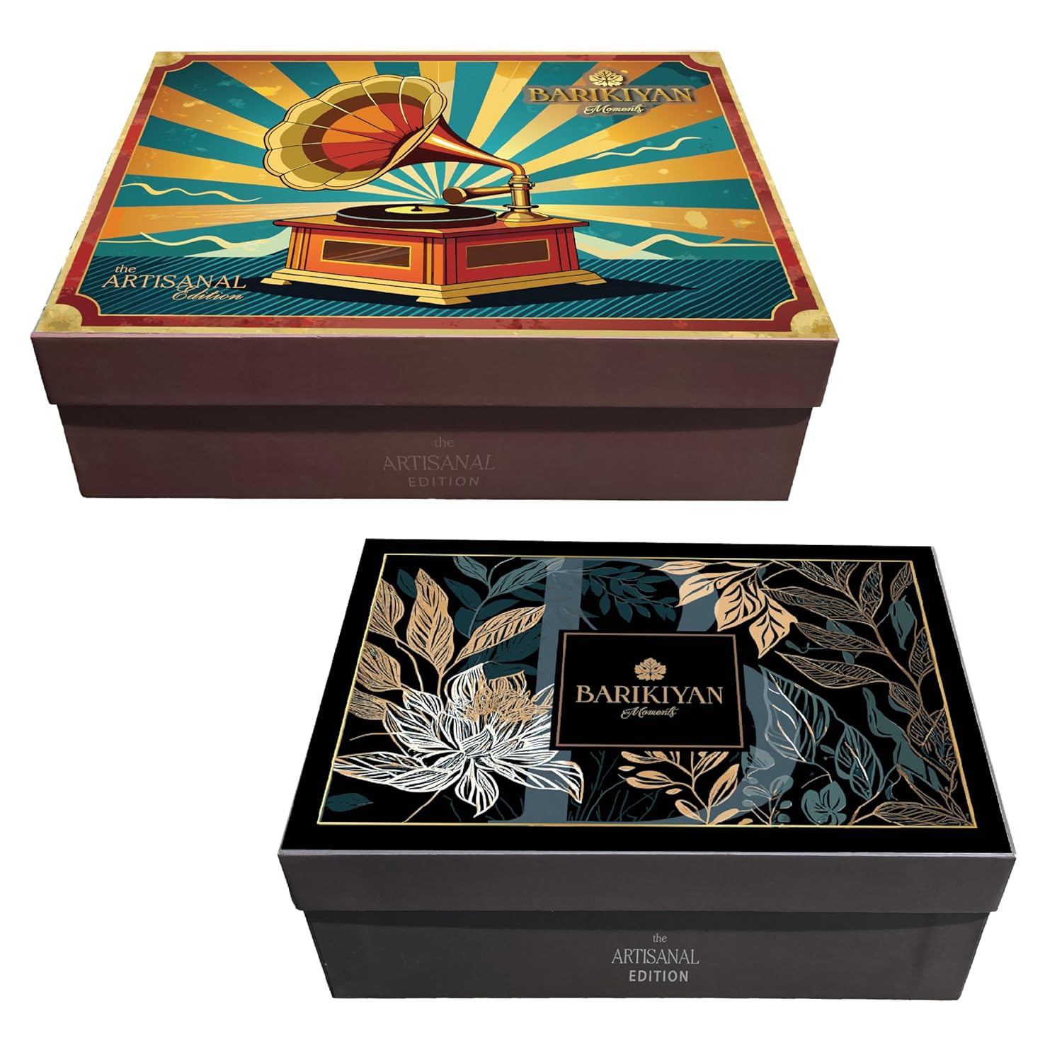 Set of 2 Artistic, Gift cum Storage Box