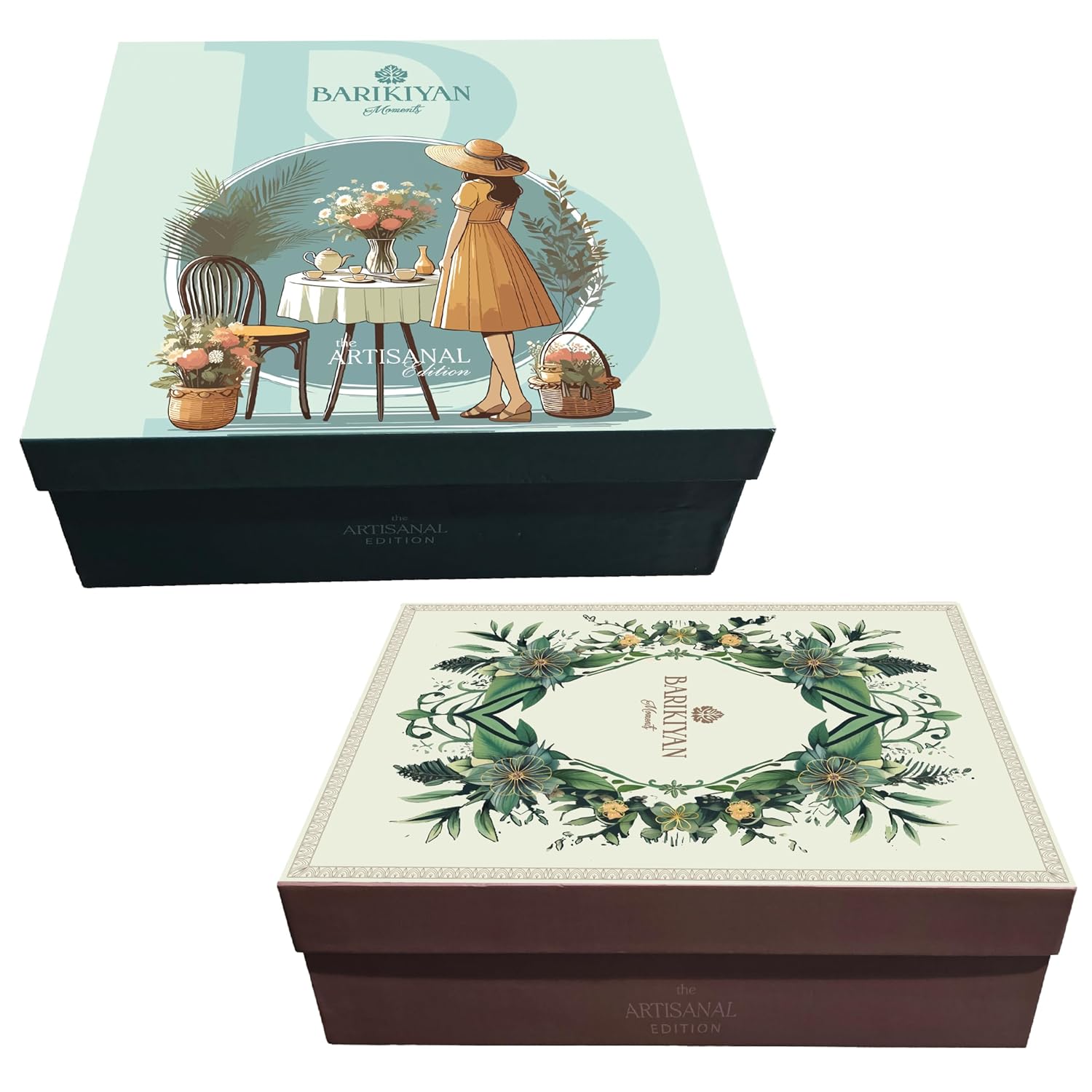 Set of 2 Artistic, Gift cum Storage Box