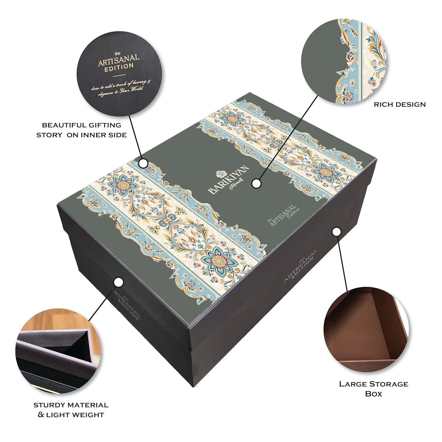 Vintage Brocaded Premium Gift Box