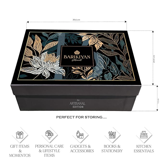 Set of 2 Artistic, Gift cum Storage Box