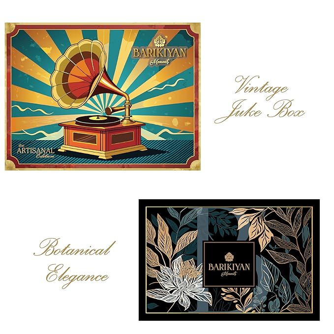 Set of 2 Artistic, Gift cum Storage Box