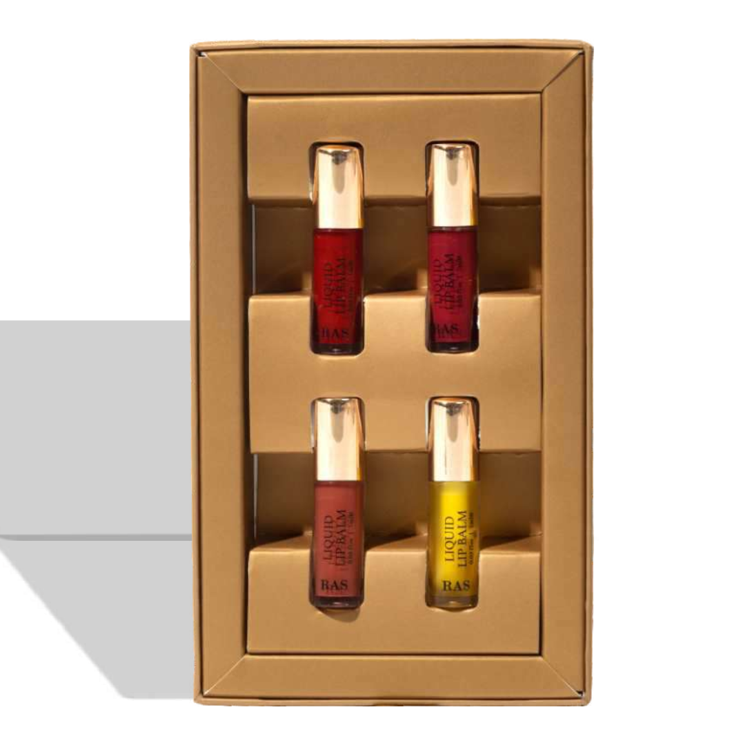 4 Piece Tinted Lip Balm Miniature Set