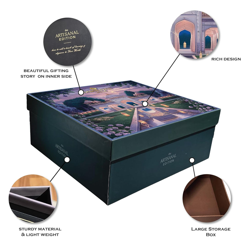 Set of 2 Artistic, Gift cum Storage Box