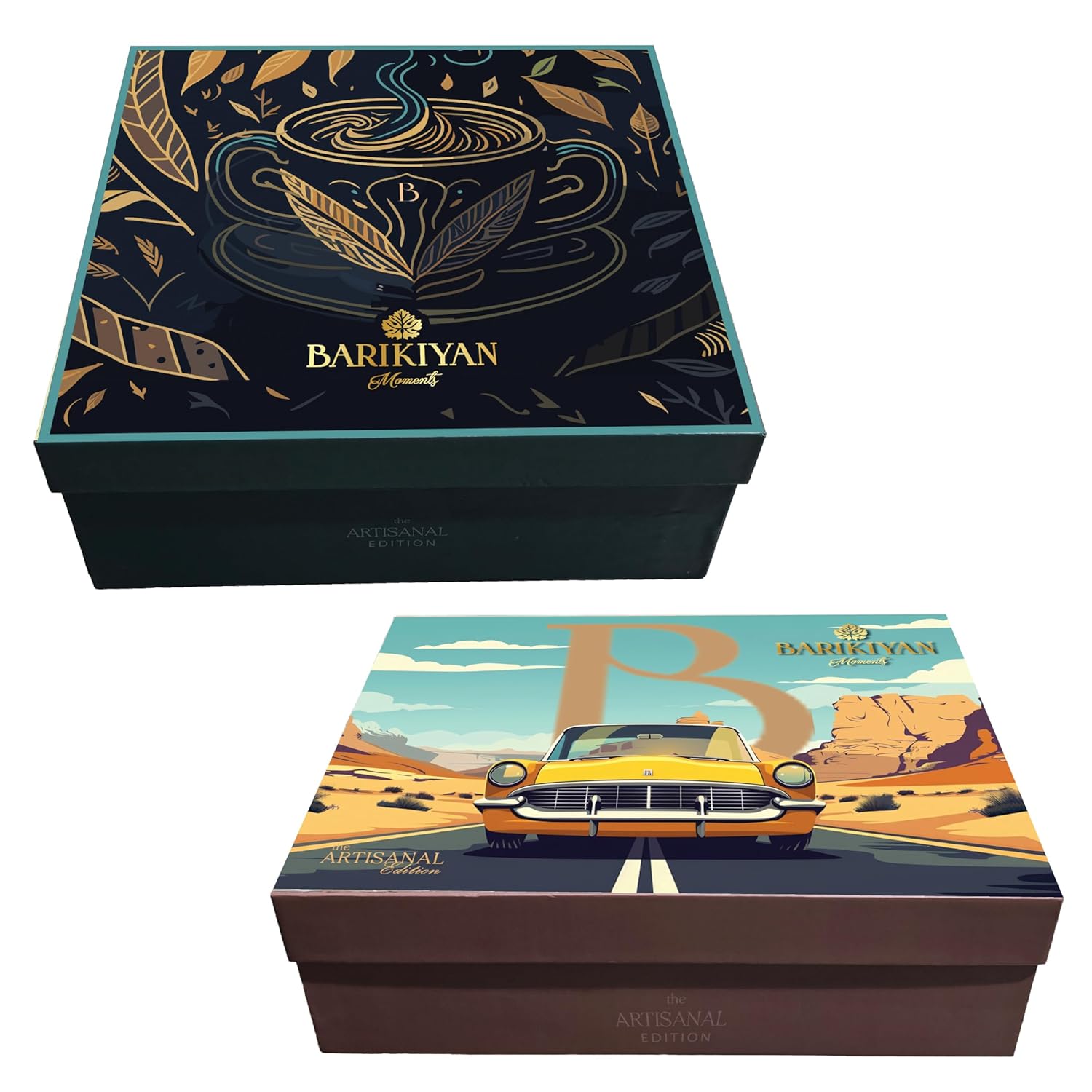 Set of 2 Artistic, Gift cum Storage Box
