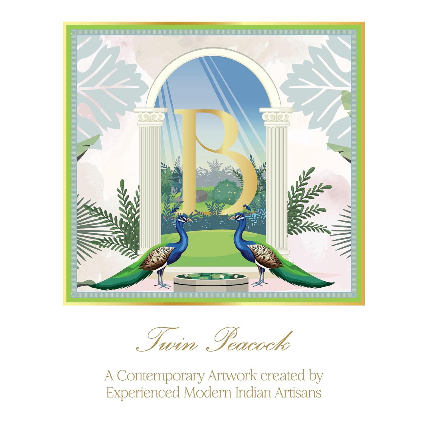 Twin Peacock Premium Gift Box