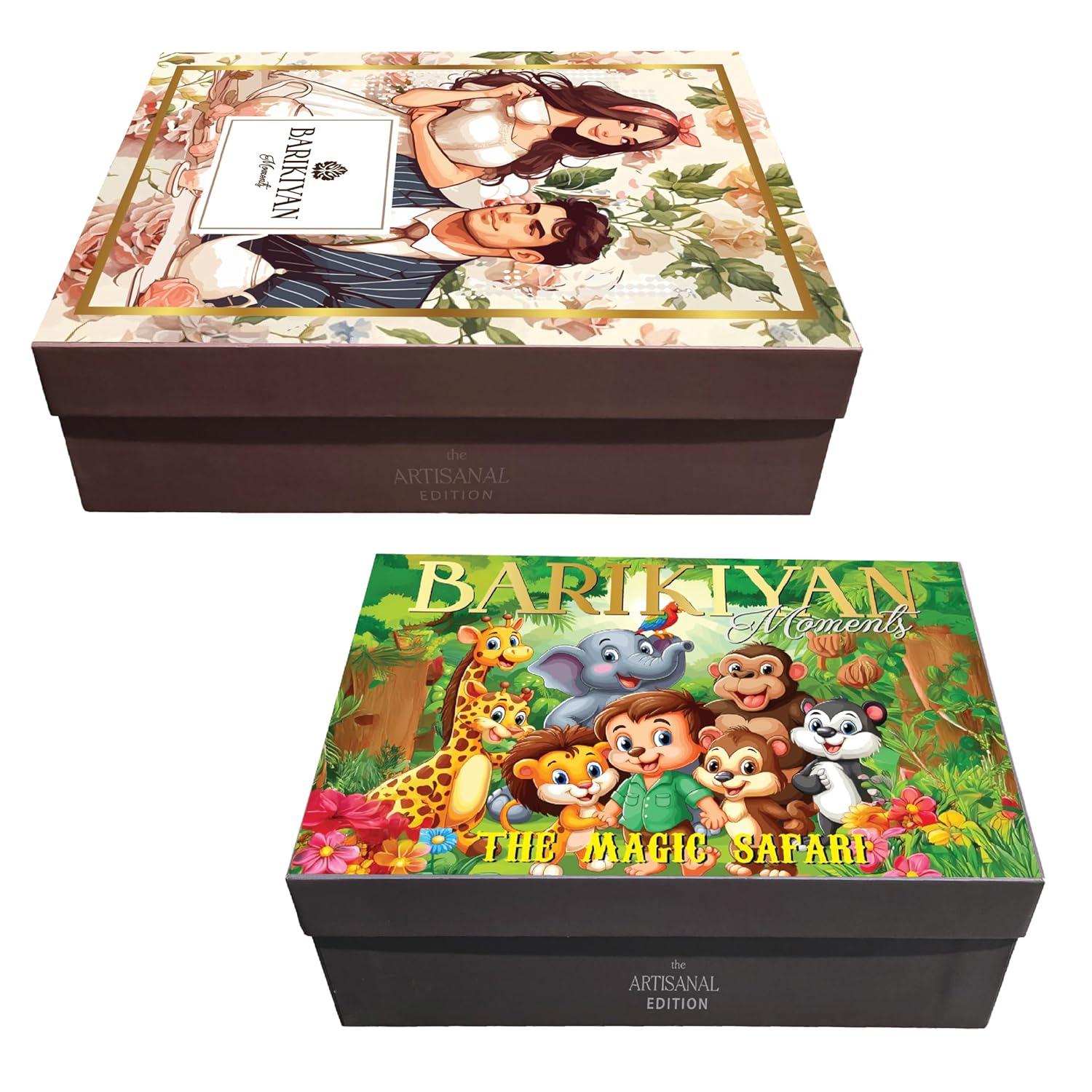 Set of 2 Artistic, Gift cum Storage Box