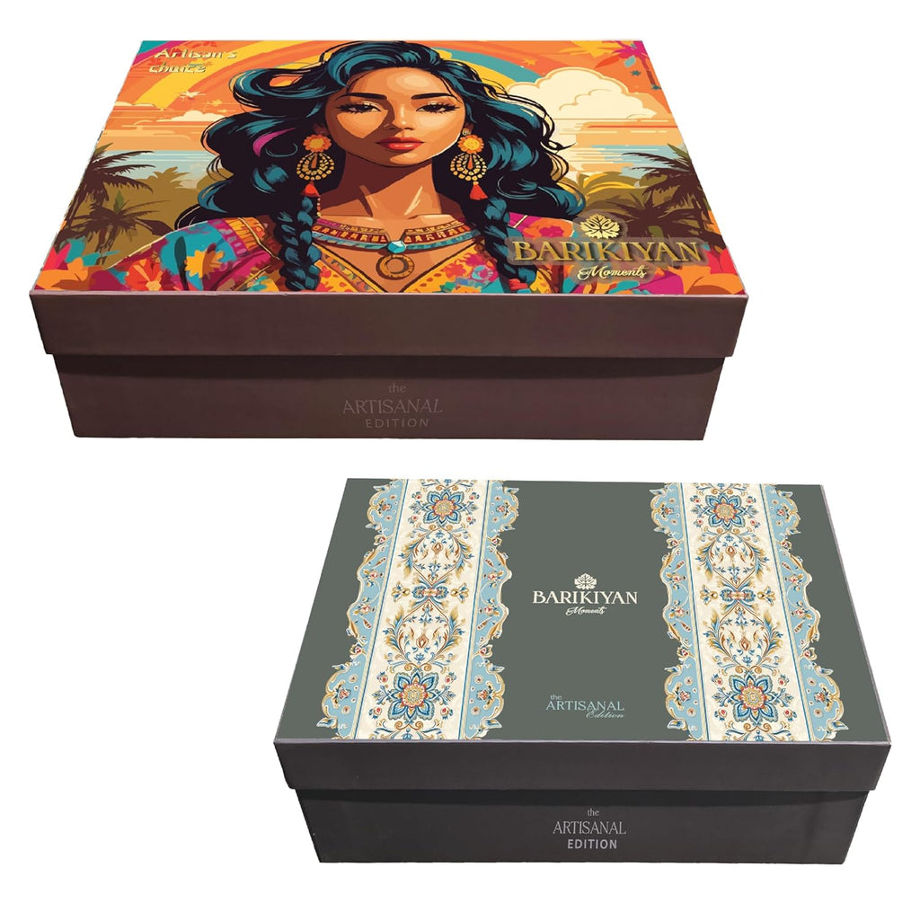 Set of 2 Artistic, Gift cum Storage Box