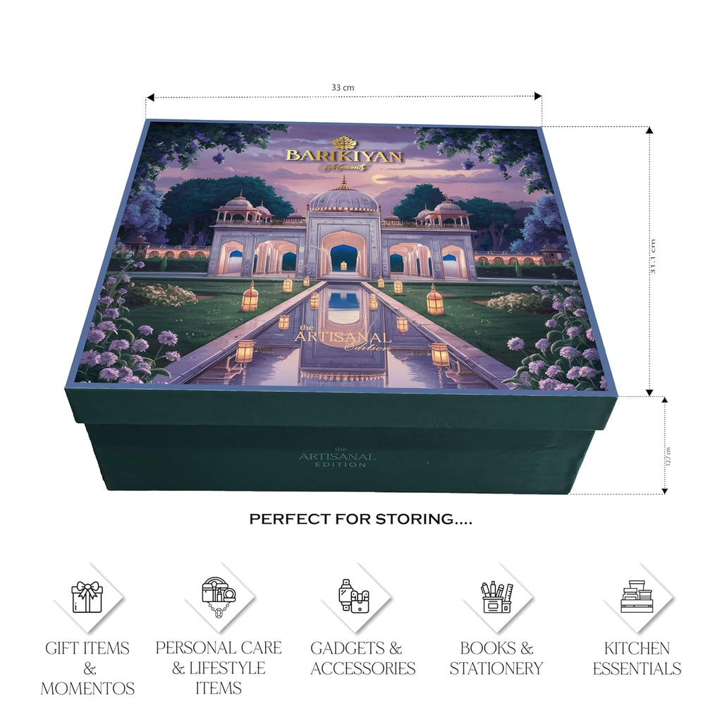 Set of 2 Artistic, Gift cum Storage Box