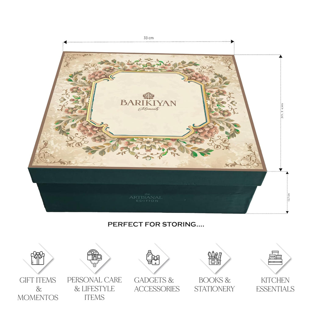 Set of 2 Artistic, Gift cum Storage Box