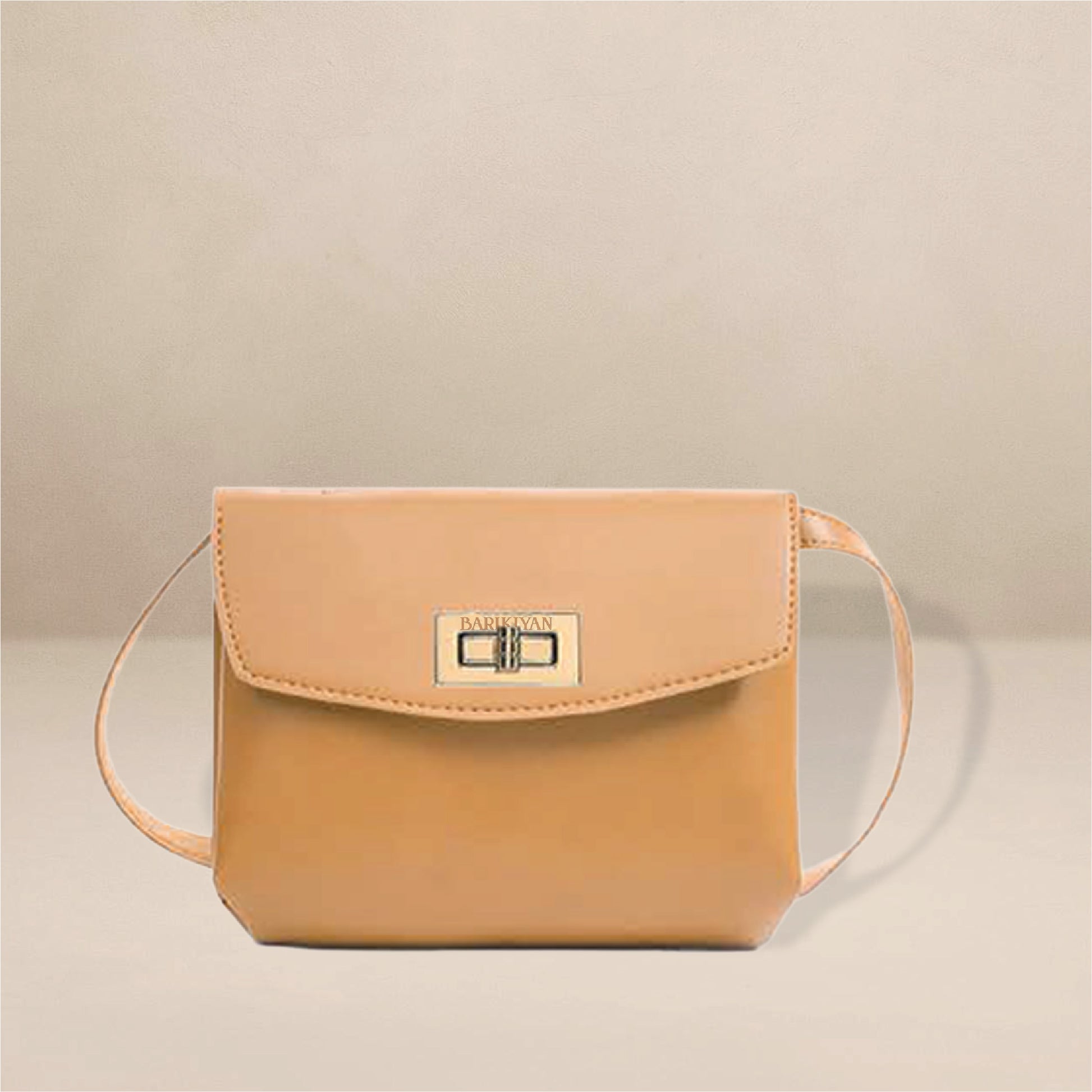 Barikiyan Moments Tan Elegant Women's Handbag
