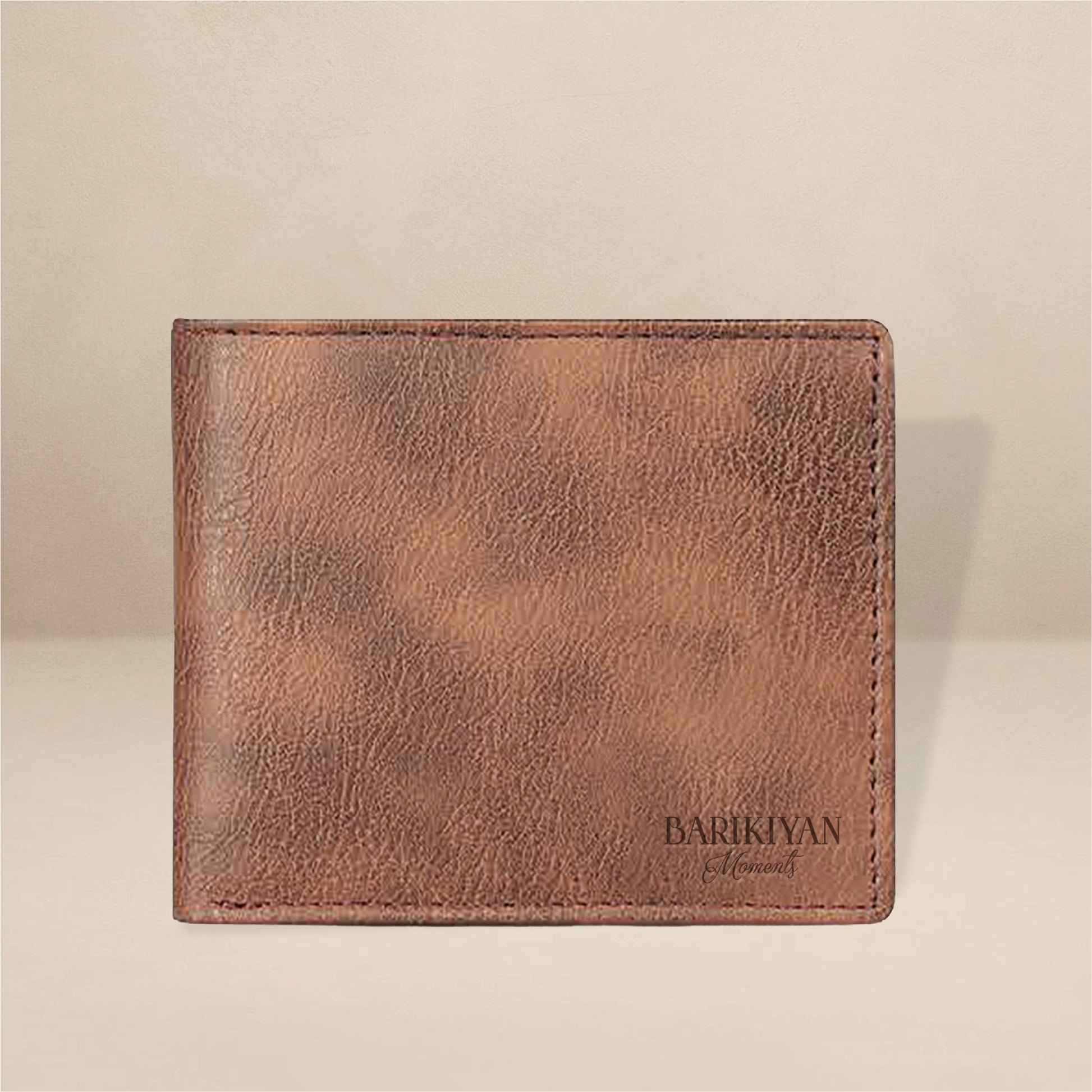 Barikiyan Moments Classic Brown Leather Wallet for Men's