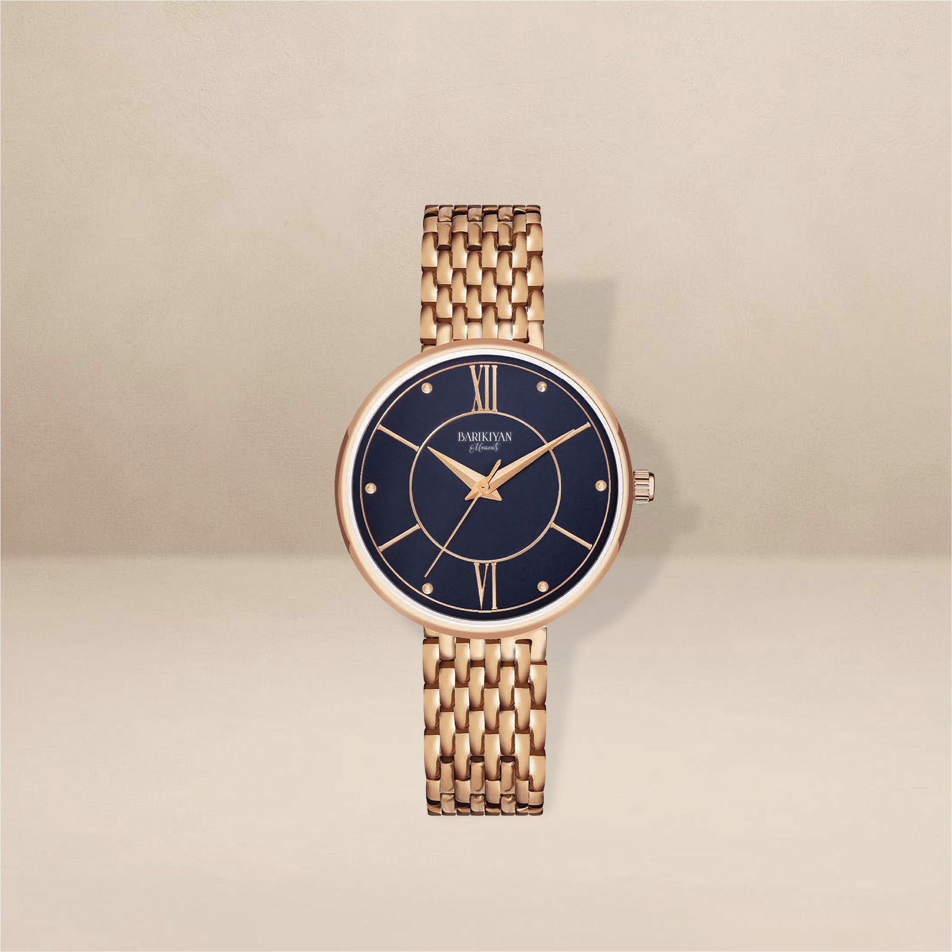 Barikiyan Moments Women Navy Blue Premium Watch