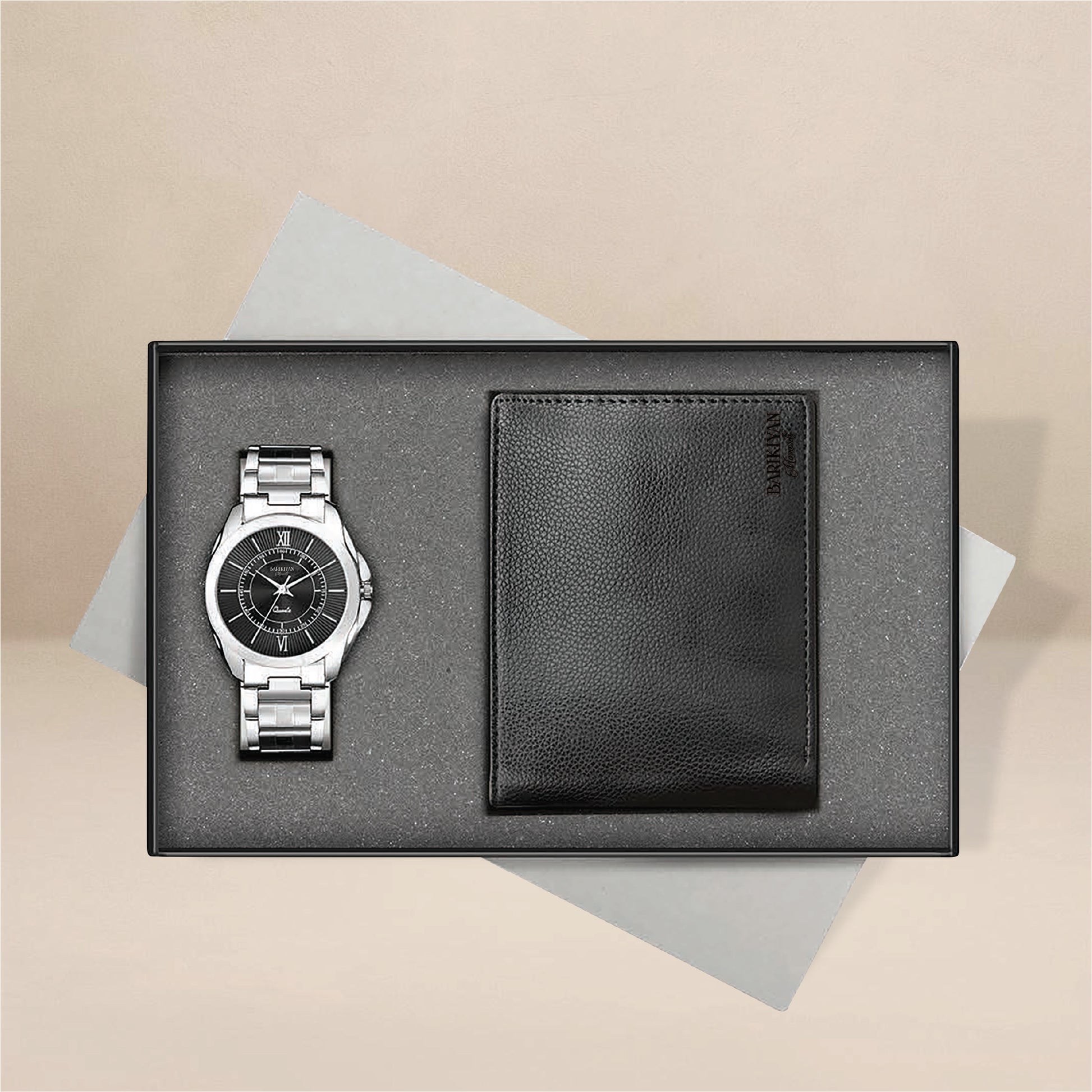 Barikiyan Moments Men’s Luxury Gift Set: Watch & Wallet