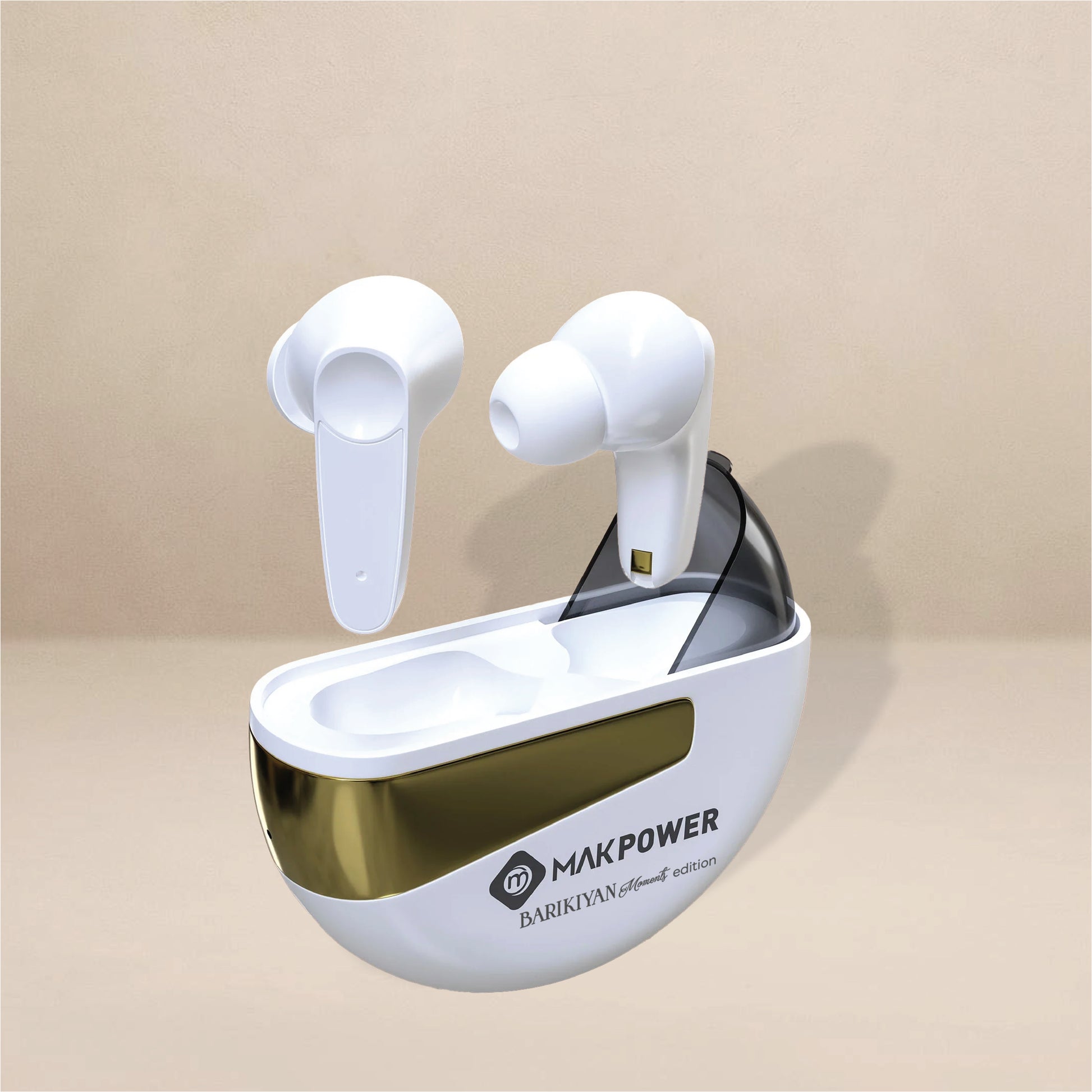 Barikiyan Moments Wireless Earbuds with Stylish Charging Case