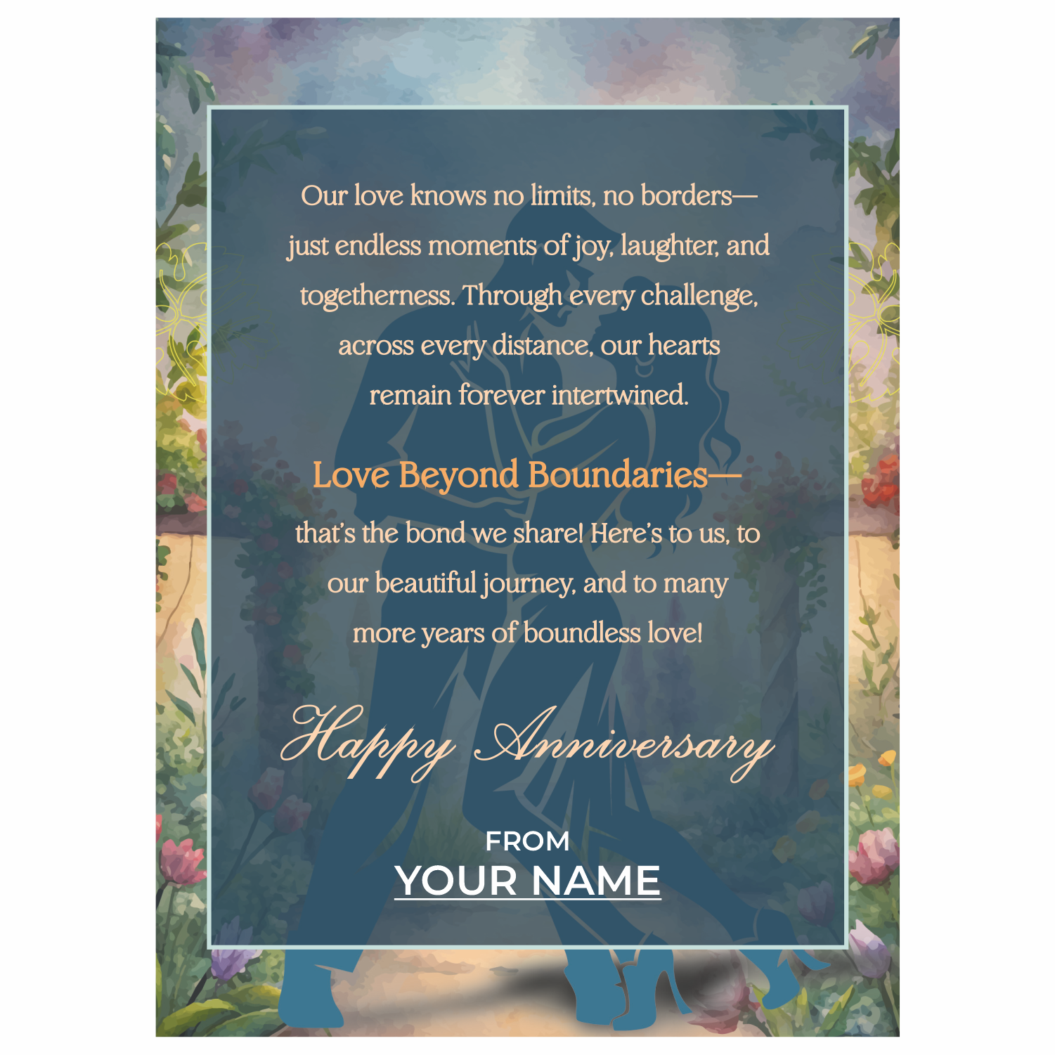 HAPPY ANNIVERSARY Gift Card