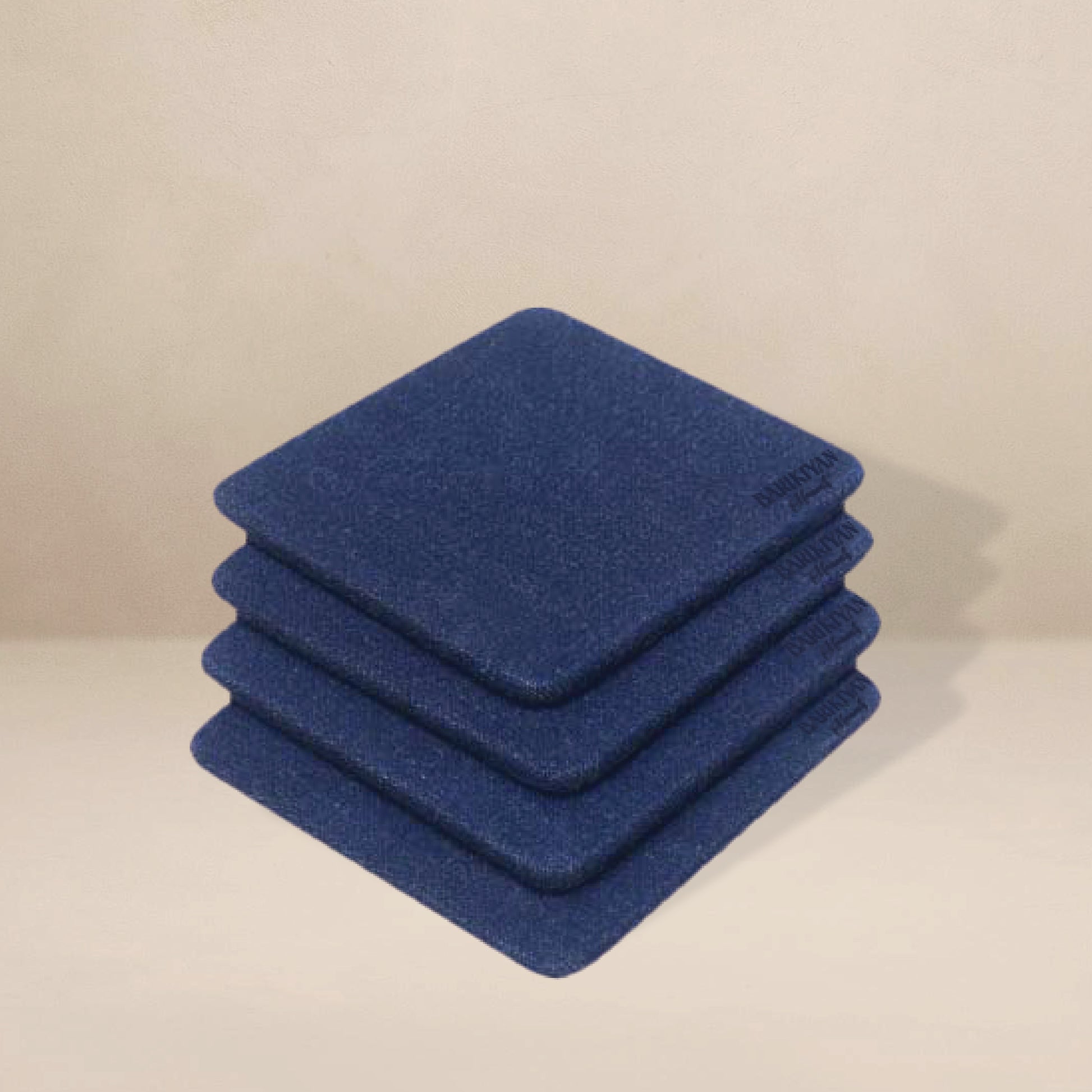 Barikiyan Moments Elegant Navy Coaster Set – Set of 4