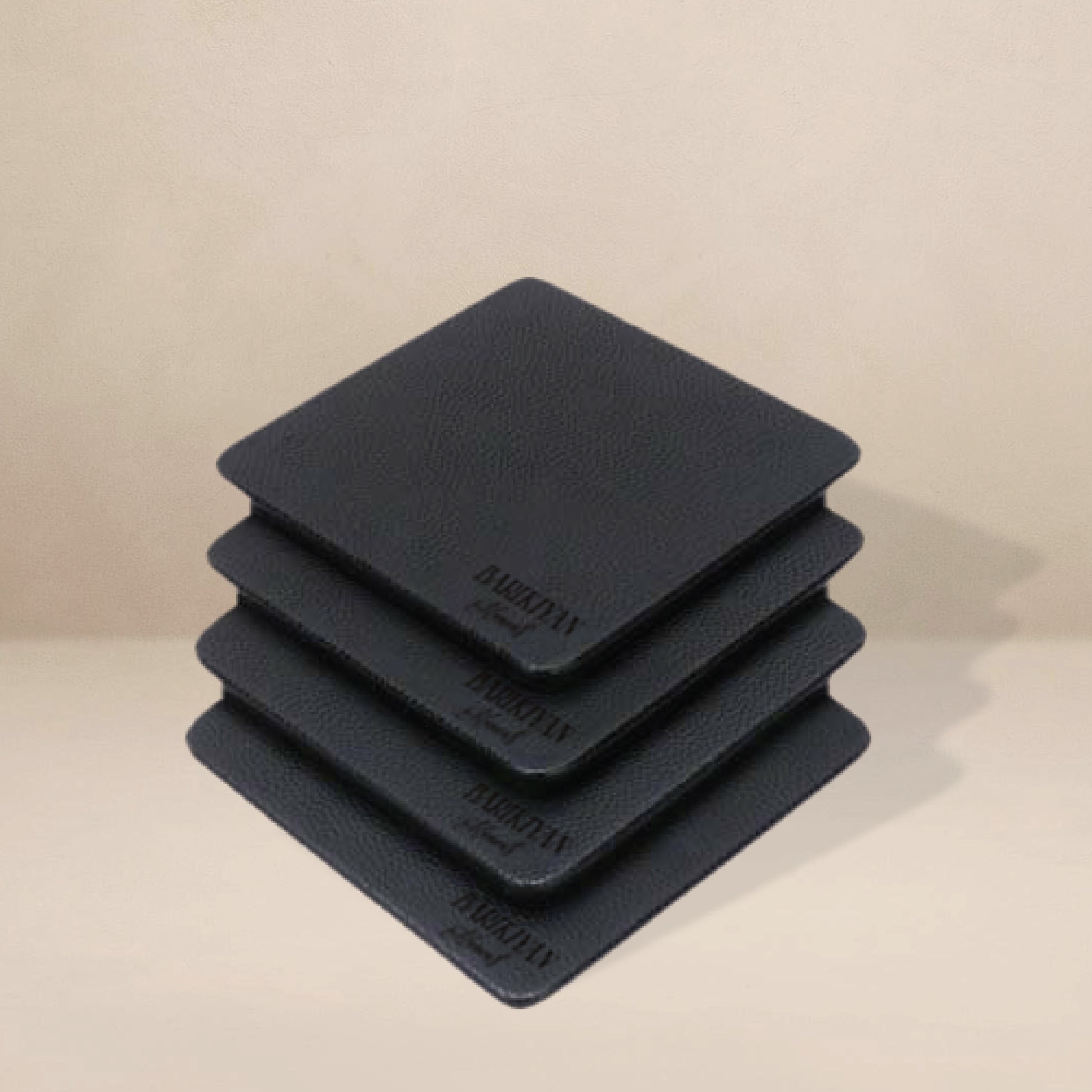 Barikiyan Moments Premium Black Coaster – Set of 4