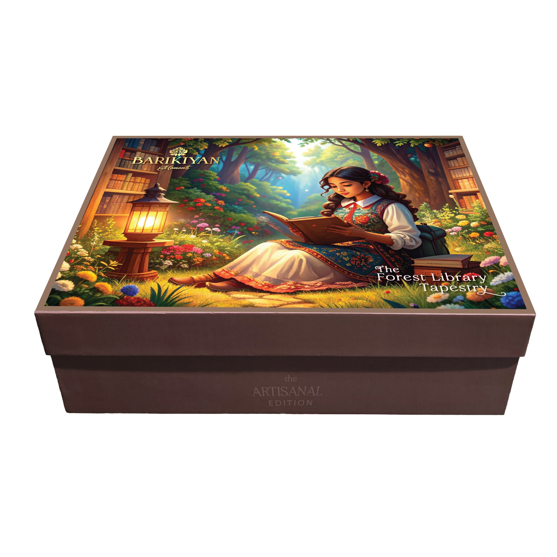 THE FOREST LIBRARY TAPESTRY Decorative Gift Box