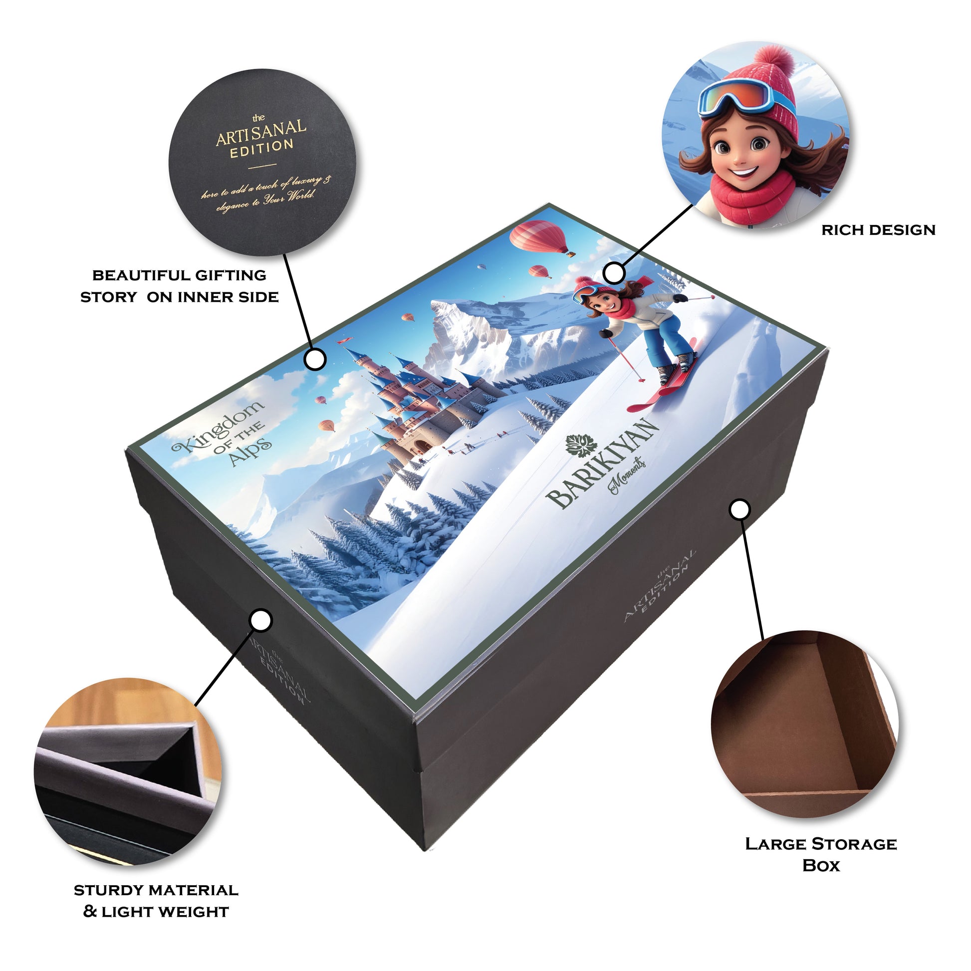KINGDOM OF THE ALPS  Premium Artisanal Gift Box