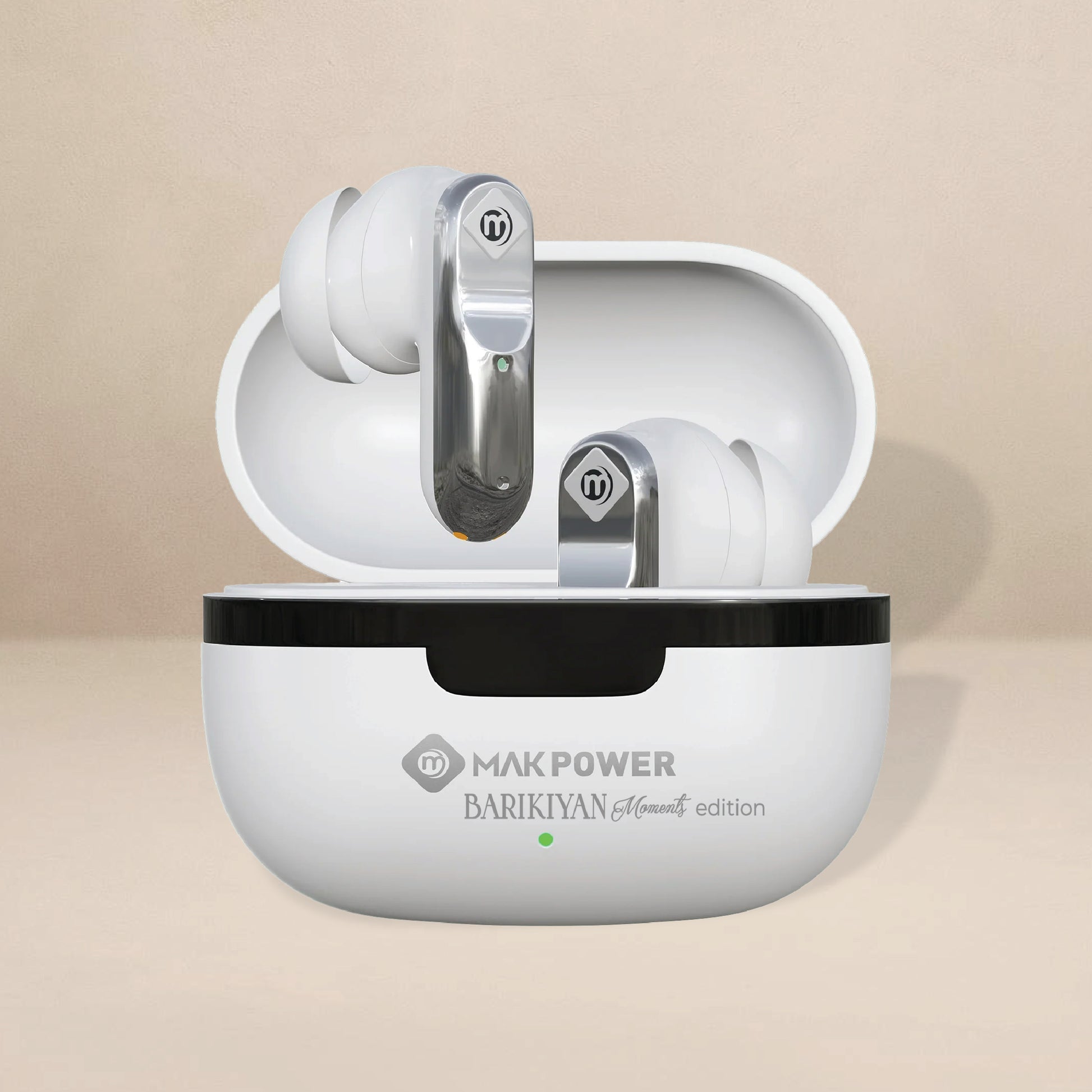 BARIKIYAN MOMENTS Edition Wireless Earbuds – White