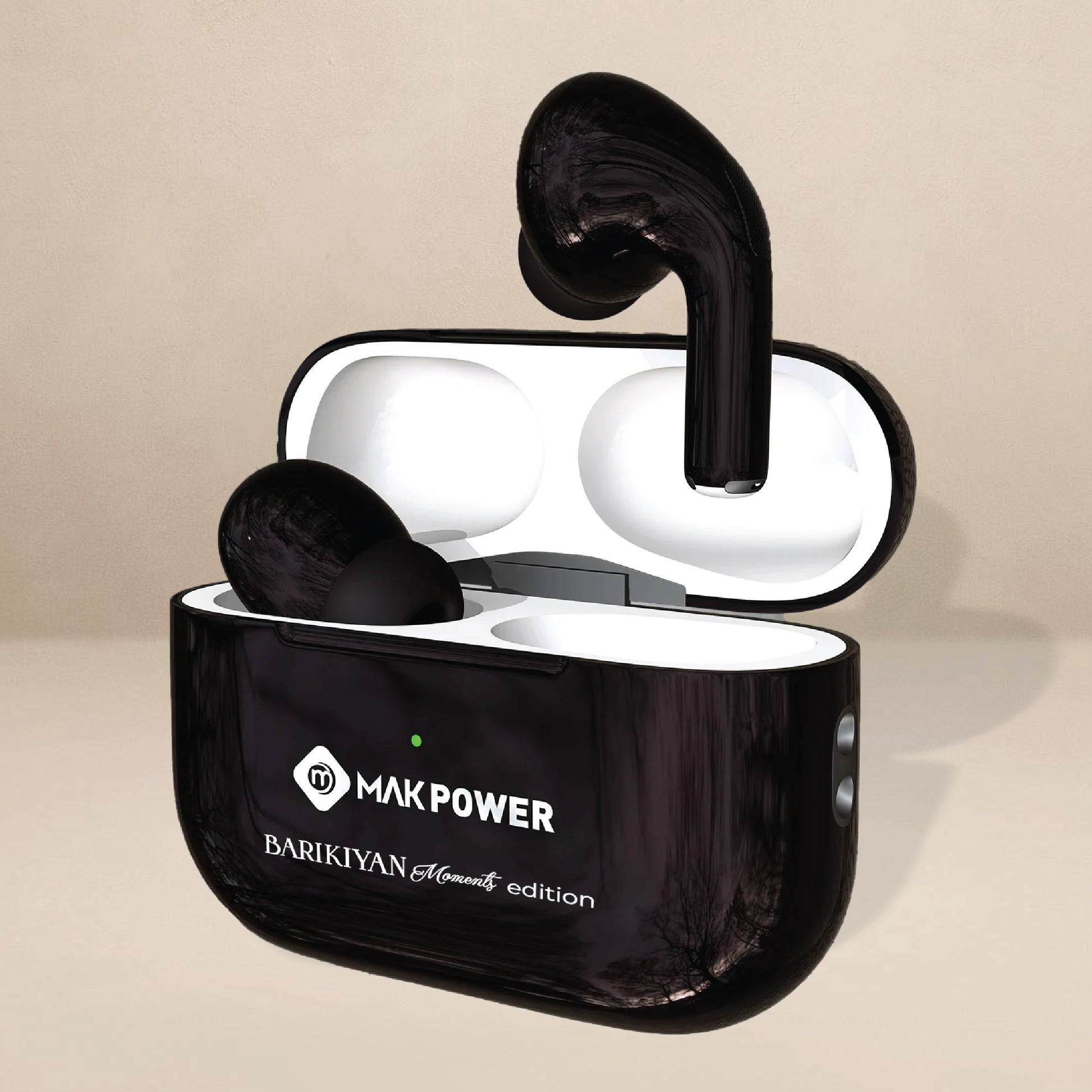 BARIKIYAN MOMENTS Edition Wireless Earbuds – Glossy Black