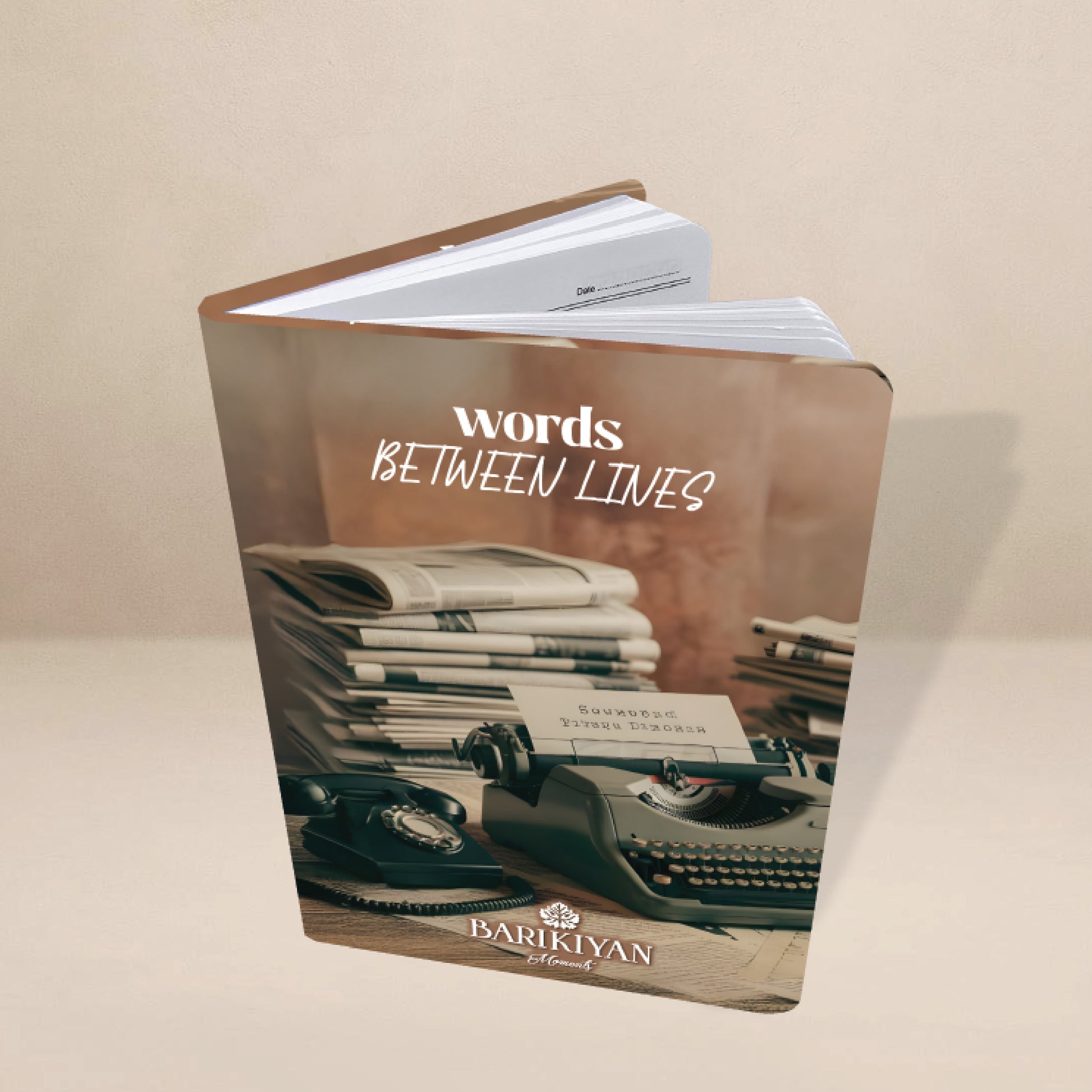 Barikiyan Moments “Words Between Lines” Hardcover Vintage Writer’s Diary