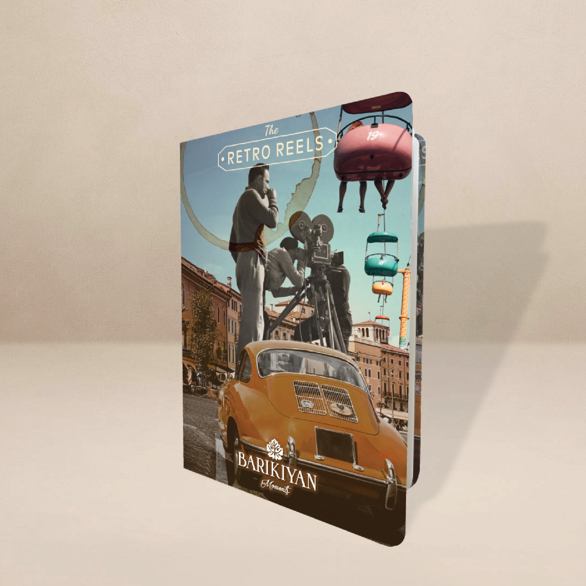 Barikiyan Moments “The Retro Reels” Hardcover Vintage-Inspired Diary