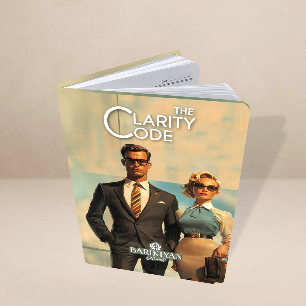 Barikiyan Moments "The Clarity Code" Designer Softcover Notebook