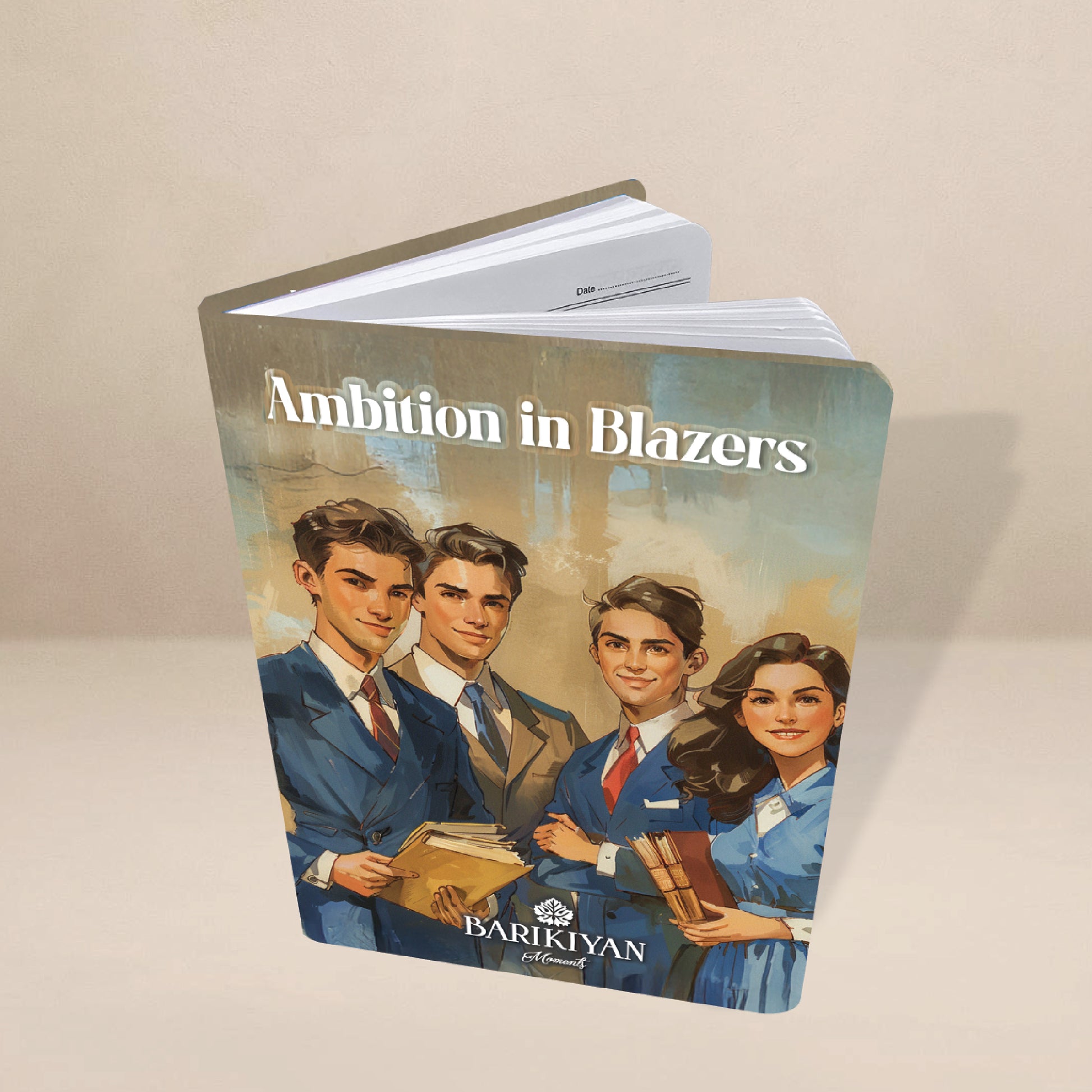 Barikiyan Moments “Ambition in Blazers” Softcover Motivational Notebook