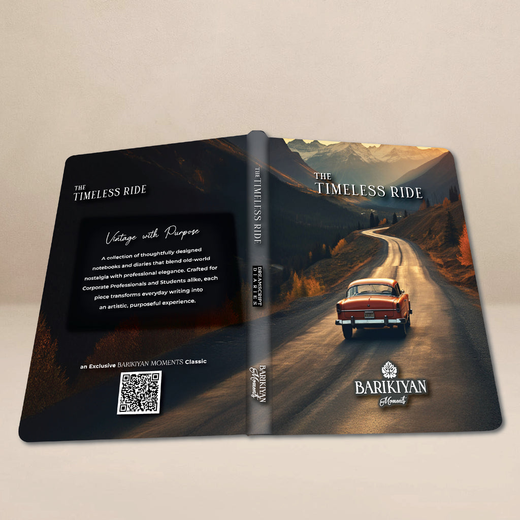 Barikiyan Moments “The Timeless Ride” Hardcover Journey-Inspired Diary