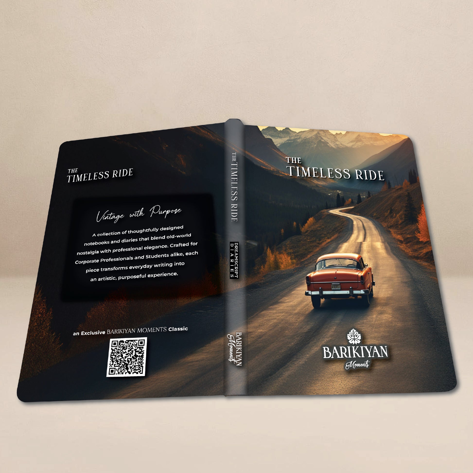 Barikiyan Moments “The Timeless Ride” Hardcover Journey-Inspired Diary