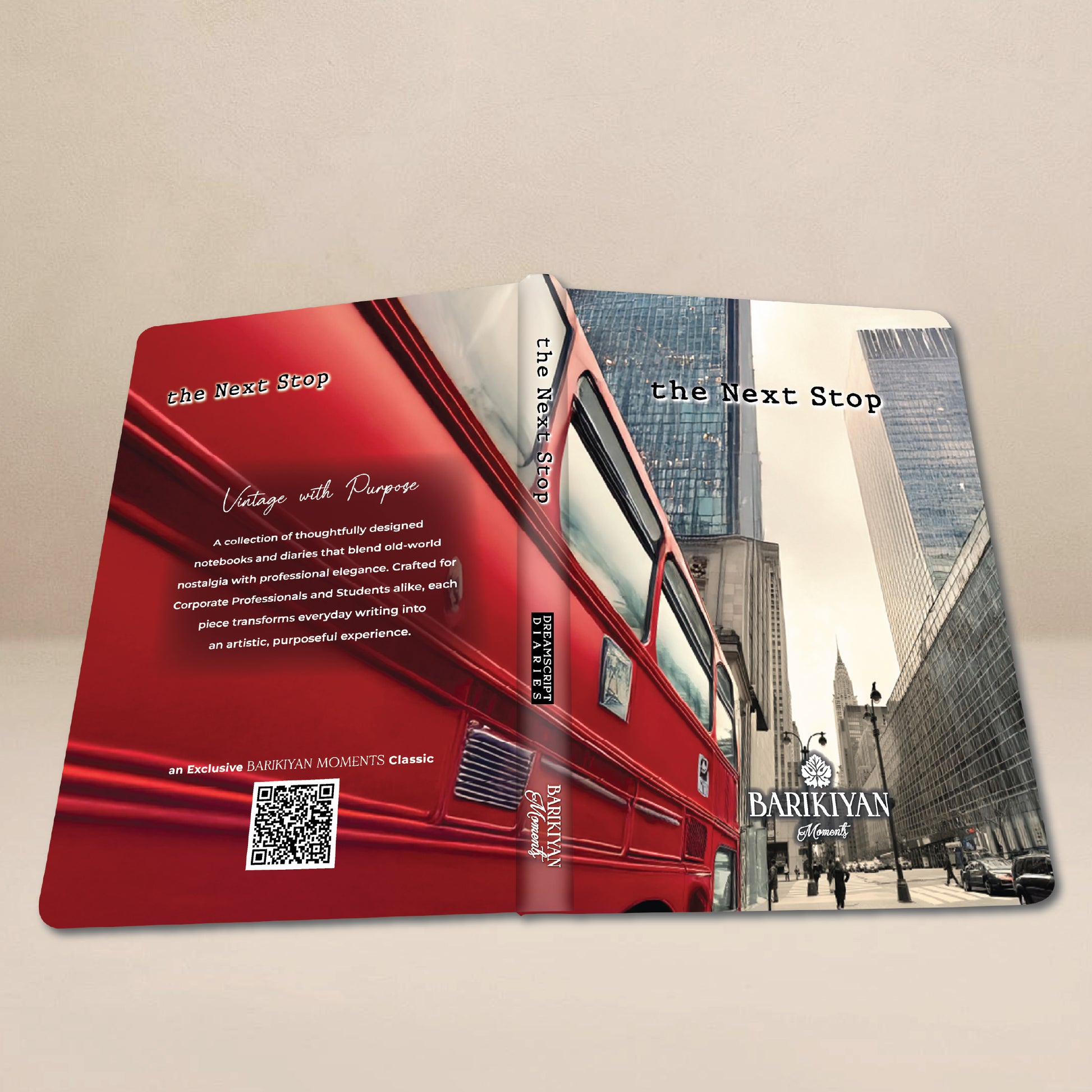 Barikiyan Moments “The Next Stop” Hardcover Urban Journey Diary