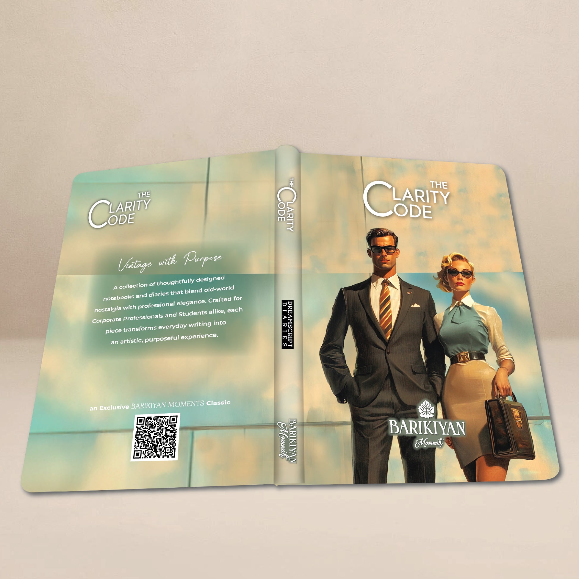 Barikiyan Moments "The Clarity Code" Designer Softcover Notebook