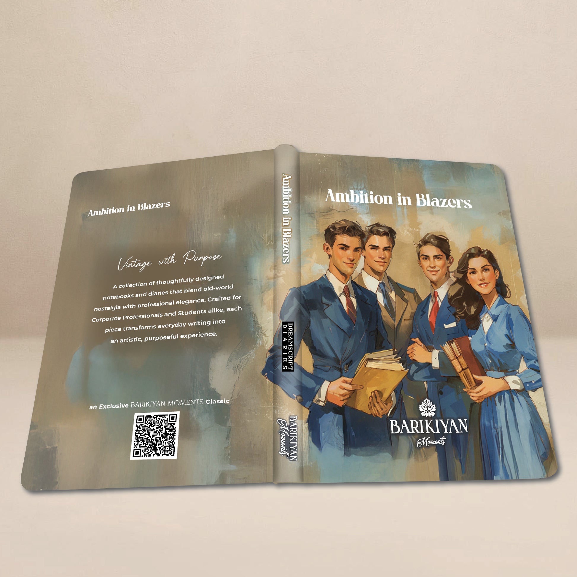 Barikiyan Moments “Ambition in Blazers” Softcover Motivational Notebook